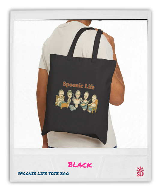 Spoonie Life Canvas Tote Bag