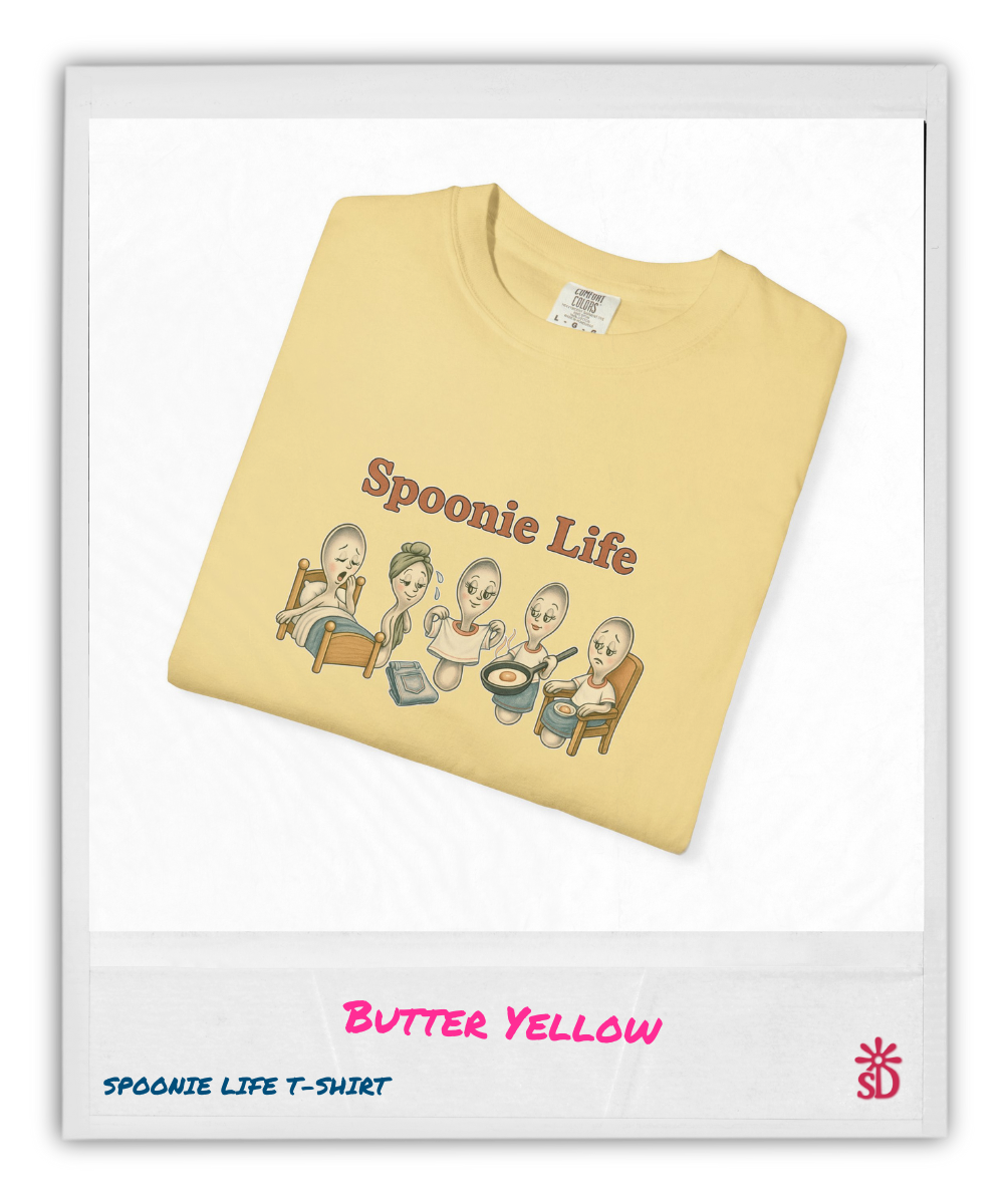 Spoonie Life Comfort Tee: Butter Yellow