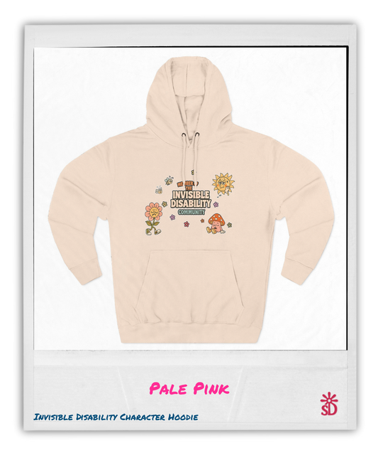 Invisible Disability Retro Character Hoodie